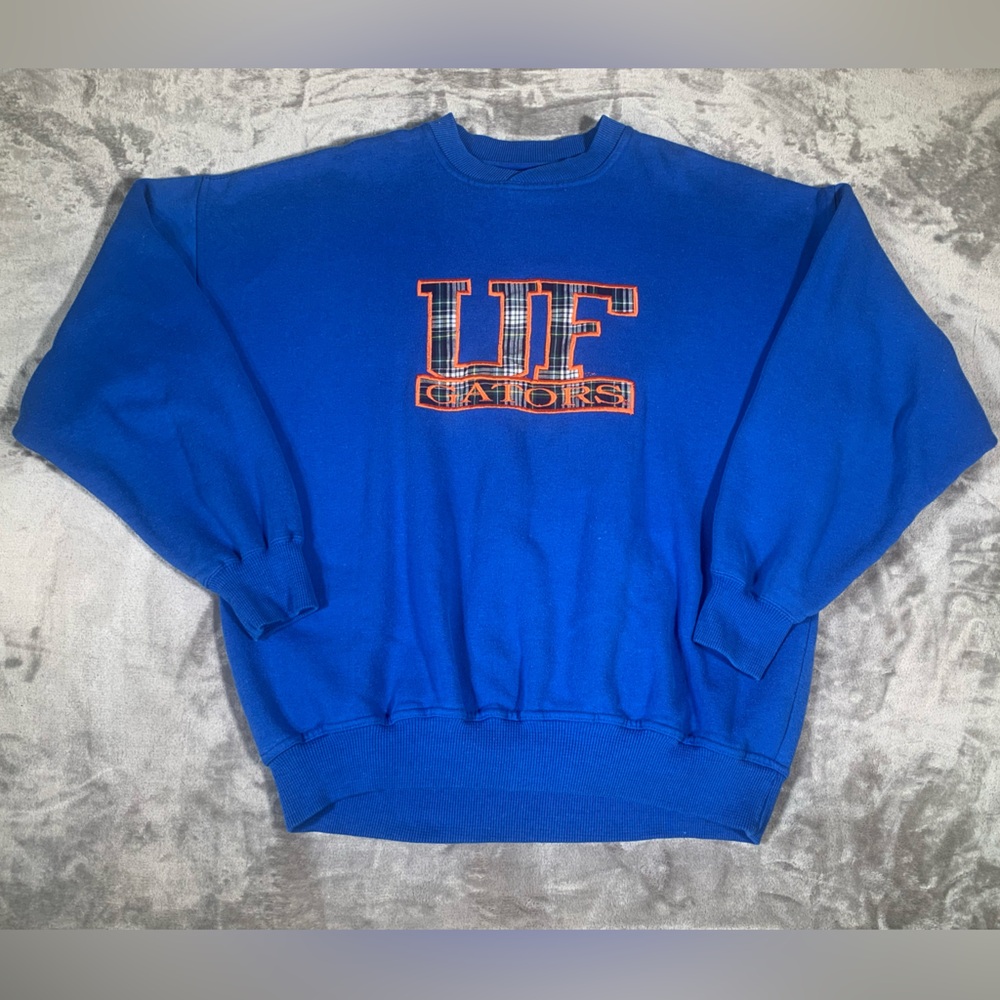 VTG University of Florida Gators Sweater Women's XL Crew Neck‎ Embroidered